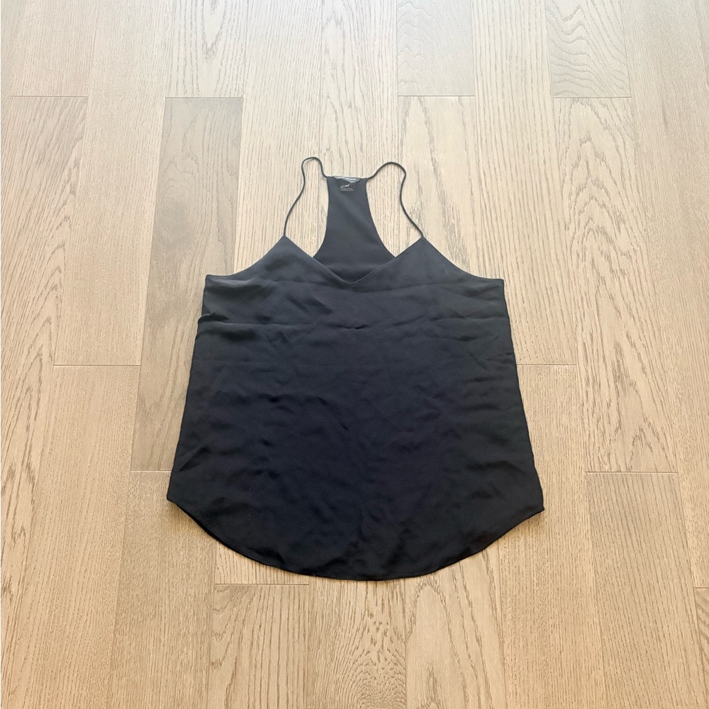 Club Monaco Black Silk Racerback Camisole